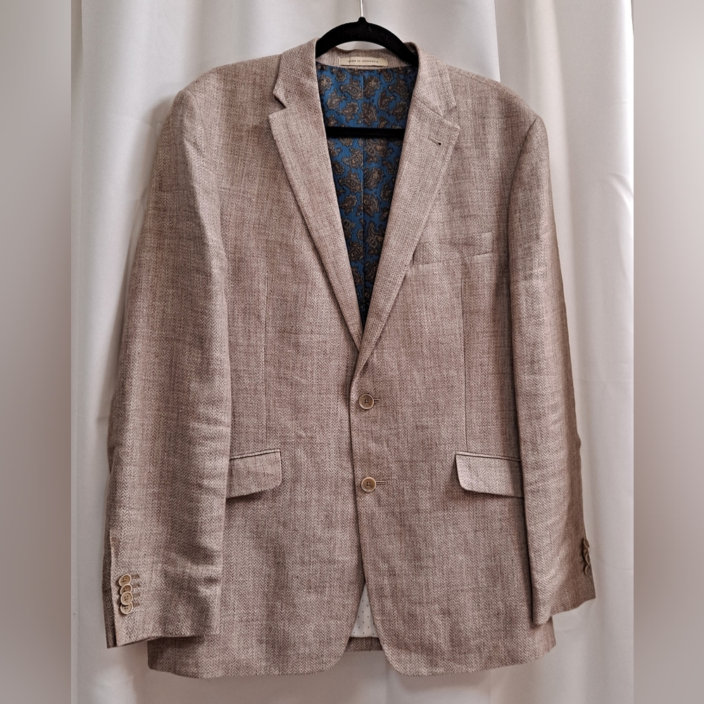 Joseph Abbound Linen Jacket Slim Fit Suit Sport Jacket Fully Lined 42 Regular